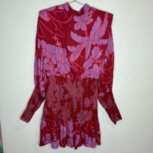 NWT Farm Rio LIVING NATURE BURGUNDY
HEART SHAPED NECKLINE MINI Small - Picture 11 of 16